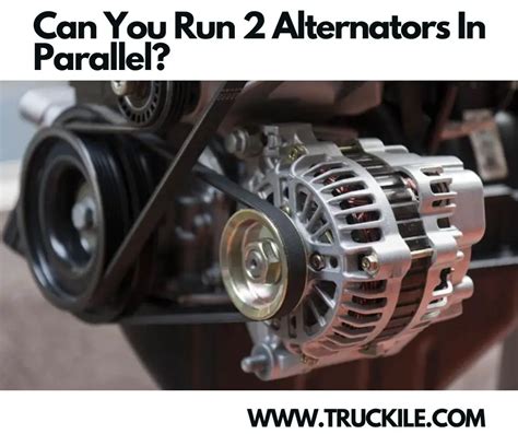 Can an alternator run without a battery?