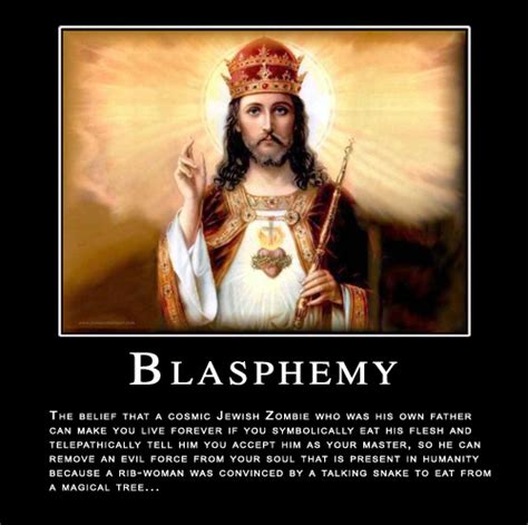 Can an atheist commit blasphemy?