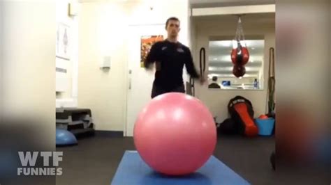 Can an exercise ball pop?