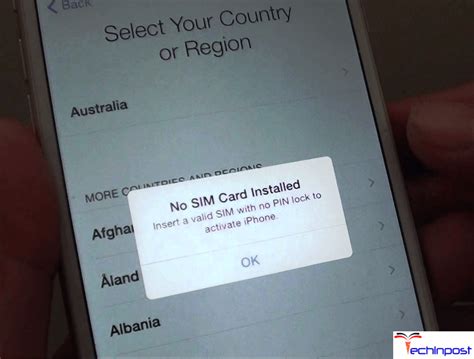 Can an iPhone be blocked without a SIM?