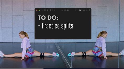 Can an inflexible person do the splits?