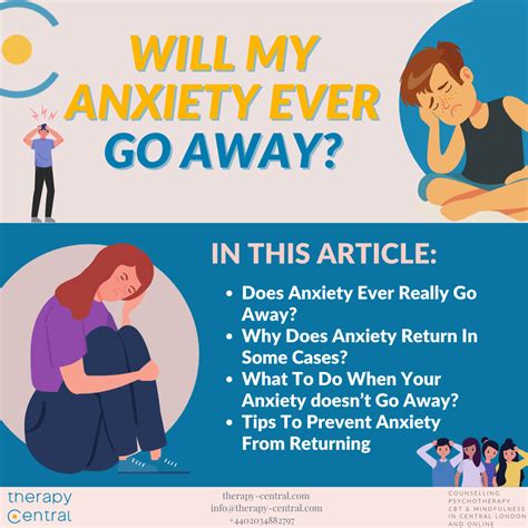 Can anxiety ever go away?