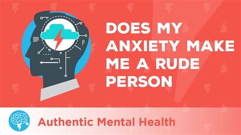 Can anxiety make me rude?