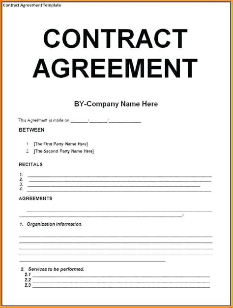 Can anyone write up a contract?
