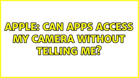 Can apps access my camera?