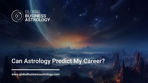 Can astrology predict my career?