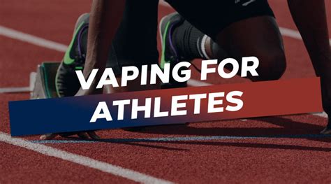 Can athletes use vape?