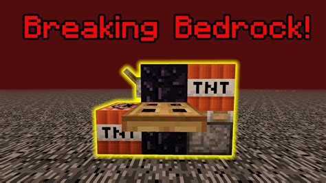 Can bedrock ever break?