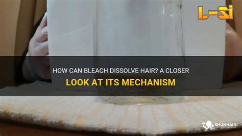 Can bleach dissolve hair?