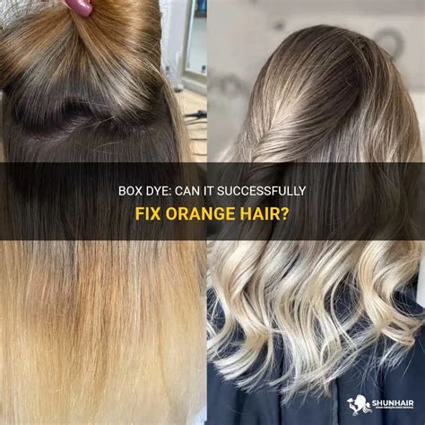 Can box dye fix orange hair?