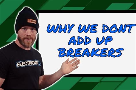 Can breakers total more than main?