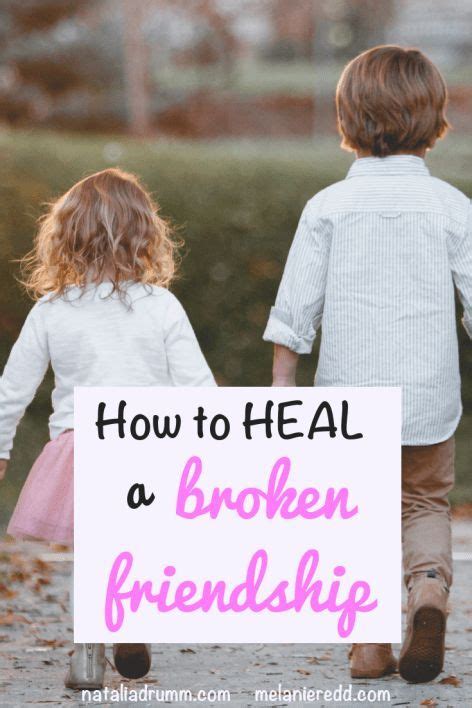 Can broken friendships heal?