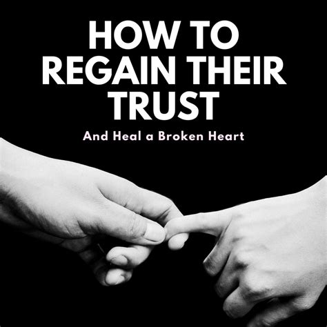 Can broken trust ever be regained?