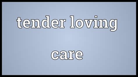 Can care mean love?