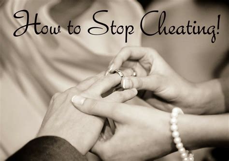 Can cheaters ever stop cheating?