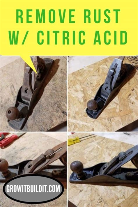 Can citric acid remove glue?