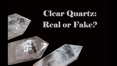 Can clear quartz be faked?