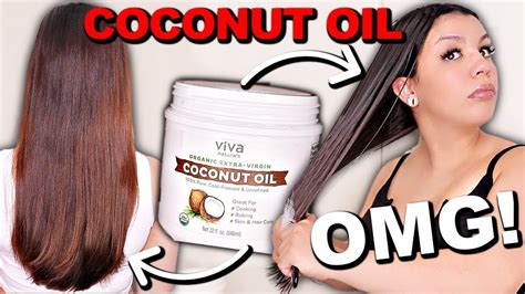 Can coconut oil make hair darker?