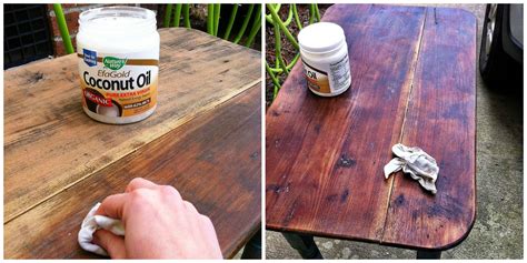 Can coconut oil restore wood?