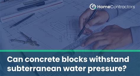Can concrete withstand pressure?