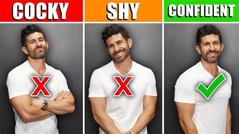 Can confident men be shy?