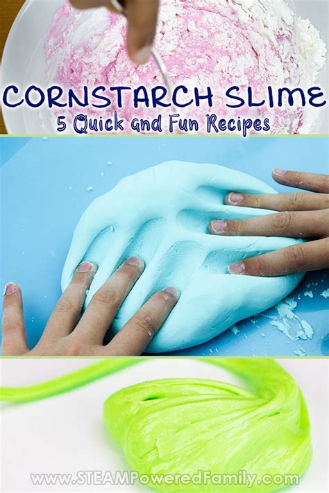 Can cornstarch activate slime?