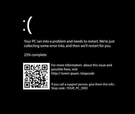 Can corrupted Windows cause black screen?