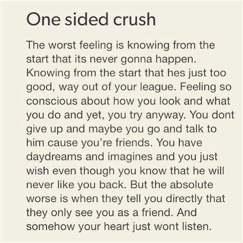Can crushes be one sided?