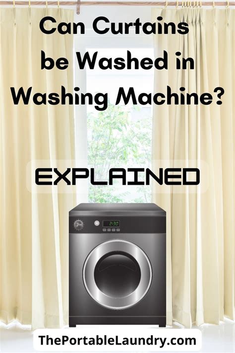 Can curtains be washed in washing machine?