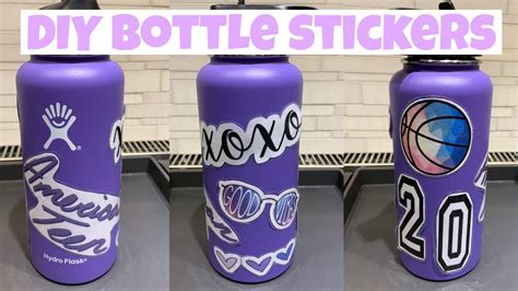 Can decals go on water bottles?