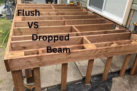 Can deck be flush with floor?