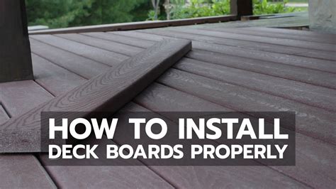 Can deck boards be too close together?