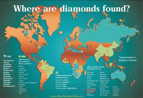Can diamonds be mined anywhere?