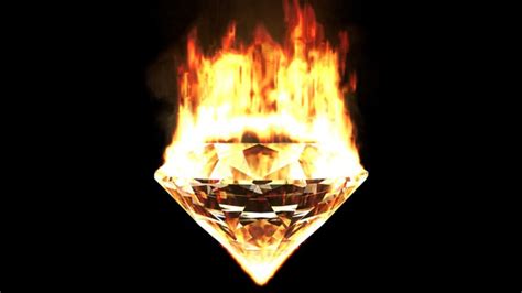 Can diamonds burn in a fire?