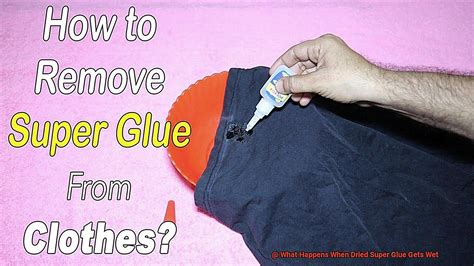 Can dried super glue get wet?