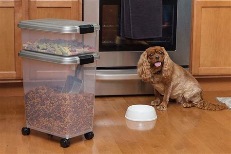 Can dry dog food be stored outside?