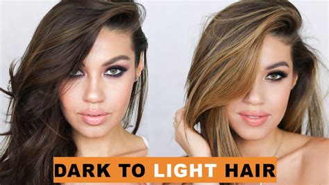 Can dyed black hair be lightened?