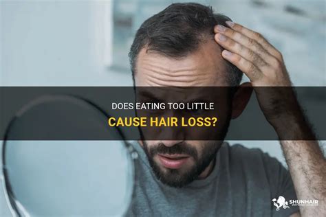 Can eating little cause hair loss?