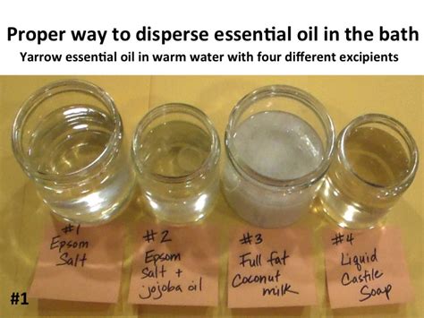 Can essential oil dissolve in water?