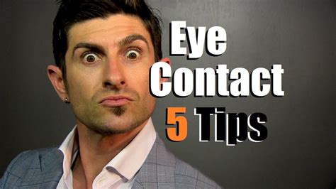 Can eye contact turn a man on?