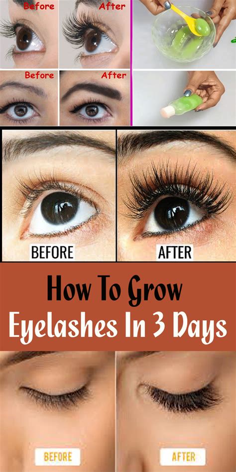 Can eyelashes grow back in 3 days?