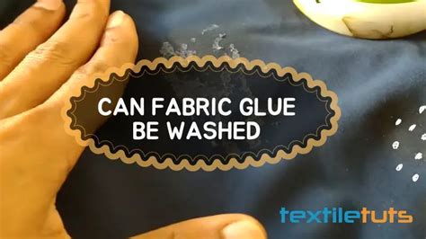 Can fabric glue get wet?