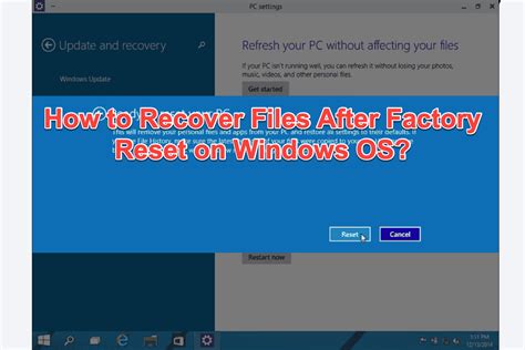 Can factory reset be recovered?