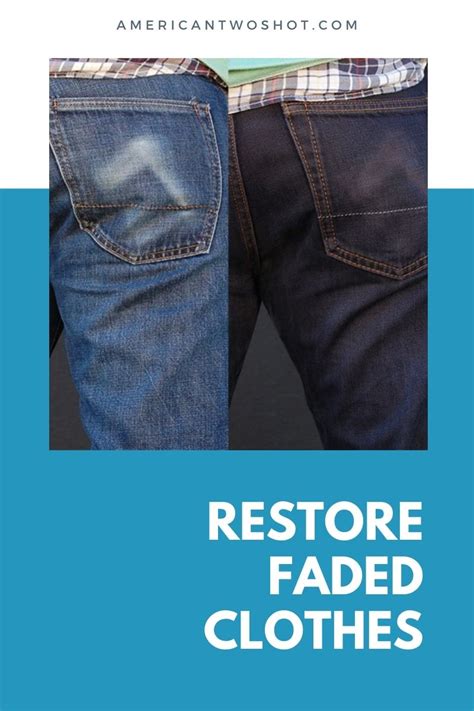 Can faded clothes be restored?