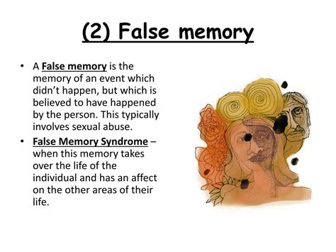 Can false memories feel real?