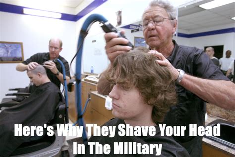Can females shave their head in the Army?