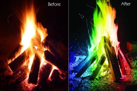 Can fire be any color?