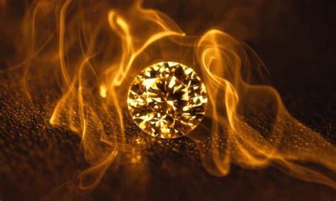 Can fire destroy a diamond?