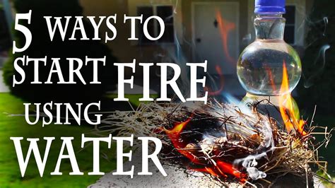 Can fire turn into water?