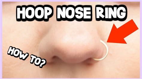 Can first nose piercing be a hoop?